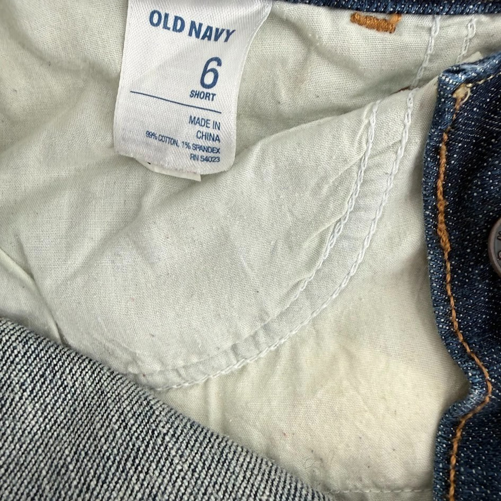 Old Navy Sweetheart Women’s Jeans Size 6 Short Dark Wash Blue Denim - Picture 3 of 10